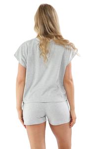 Vêtements d'été pour femmes, ensembles courts pour femmes, chemise à manches courtes col rond et short, ensemble 2 pièces, vêtements unis pour femmes 2026 - Product Image 5