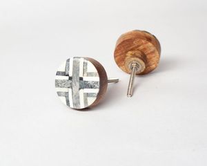 Perillas de diseño premium con incrustaciones de hueso para gabinetes y cajones, decoración del hogar, precio de fábrica al por mayor - Product Image 3