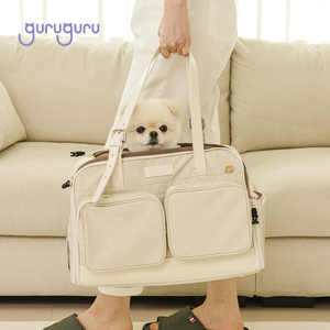 dog bag carrier WONDER BAG Waterproof Vegan Leather Dog <b>Cat</b> Pet Carrier Shoulder Bag Lightweight Airline Travel Carrier for Pets - Product Image 1