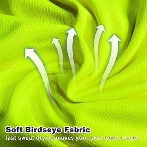 Camiseta Polo de Seguridad Térmica Fluorescente de Alta Visibilidad, Ignífuga, Impermeable, Transpirable, de Algodón, con Certificación CE - Product Image 4