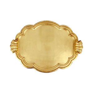 Bandeja de Servicio de Metal Dorado, Elegante y Moderna, para Comida, Aperitivos, Postres, Té, Café, Bandeja de Presentación, Nueva Llegada, Vajilla - Product Image 1