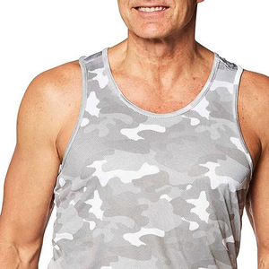 High Quality Camouflag Mens Tank <b>Tops</b> Custom Logo Wholesale Gym Wear Sleeveless Breathable Cotton Fitness OEM ODM Factory Price - Product Image 5