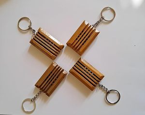 Tradebyd Handmade Wooden Keychains Eco Friendly Personalized <b>Key</b> <b>Ring</b> Gift for Men and Women - Product Image 1
