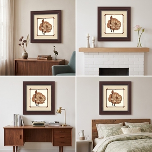 Caja de Almacenamiento Decorativa de Pared con Chapa de Madera Moderna, Diseño Multifuncional de 5 Niveles para Uso Doméstico - Product Image 3