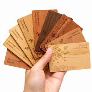 Carte intelligente programmable et réinscriptible CALA en chêne blanc personnalisée avec puce RFID NFC NTAG213/215/216 - Product Image 5