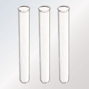 หลอดทดลองแก้วใสไม่มีฝาปิด ก้นกลม สำหรับใช้ในห้องปฏิบัติการ - Product Image 2