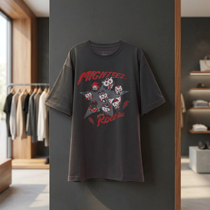 [ผลิตภัณฑ์ของแท้จากเกาหลี 100%]MIGHTEEZ เสื้อยืด Rock The Stage สีดำ ดีไซน์ร็อคสตาร์ สำหรับผู้ใหญ่ เสื้อผ้าสำหรับทุกเพศ K-POP ATEEZ - Product Image 3