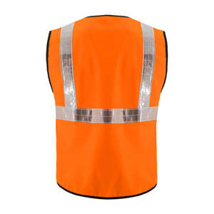 Gilet de sécurité haute visibilité personnalisé en polyester robuste et respirant, grande taille, réfléchissant, pour l'été – Vente en gros - Product Image 3