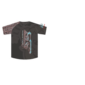 Camiseta personalizada para correr, camisetas deportivas de manga corta con cuello redondo, logotipo personalizado, camiseta de secado rápido para hombre, camiseta atlética uniforme de grupo - Product Image 2