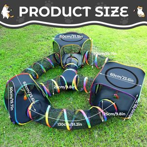 Catio Portatile 7-in-1 per Esterni con Tenda, Tunnel, Box Pieghevole e Borsa per il Trasporto - per Gatti da Interno - Product Image 2