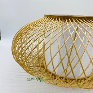 โคมไฟไม้ไผ่หรูหราที่มีเอกลักษณ์โบราณและทันสมัยสไตล์เอเชียที่คลุมและเฉดสีตกแต่งบ้านอย่างมีสไตล์สำหรับการออกแบบตกแต่งภายใน - Product Image 2