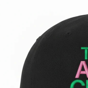 Casquette de baseball en coton brodé noir de la série AKA Club, visière incurvée réglable, décontractée, unisexe, pour le sport et les activités de plein air - Product Image 4