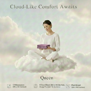 ชุดผ้าปูที่นอนสีพื้นแบบราชวงศ์ |   ผ้าเนื้อนุ่มระบายอากาศได้ดี |   คุณภาพที่ทนทานยาวนาน |   ชุดเครื่องนอนบ้านหรู รุ่นพรีเมียม ปี 2026 - Product Image 4