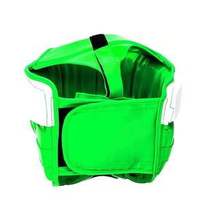Protector de Cabeza de Boxeo de Cuero Genuino de Alta Calidad, Protector de Cabeza de Boxeo Personalizado al por Mayor para Entrenamiento de MMA, Protector de Cabeza con Acolchado de Silicona EVA - Product Image 6