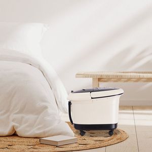 Massaggiatore per Piedi Riscaldato con Vibrazione e Impostazione della Temperatura, Funzioni Controllabili a Tempo - Product Image 2