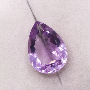 Vente en gros de pierres précieuses naturelles en améthyste violette facettée, taille poire, 25x18mm, pour la création de bijoux personnalisés, Memoria Jewels - Product Image 6