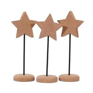 Ornement de Noël en bois peint à la main, fait main, décorations de Noël pour la maison, décorations de fête du Nouvel An, personnalisé, moderne - Product Image 2