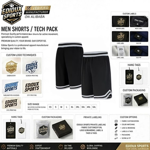 Shorts d'été pour hommes respirants et personnalisés, nouveau style, shorts sur mesure pour hommes, shorts de couleur unie pour hommes en vente - Product Image 4