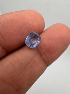 Zafiro Lavanda Natural, Corte Cojín, 1.65CT, 7.5X6X3.5MM, Calibrado, Gema Preciosa Suelta de Ceilán para Joyería - Product Image 1