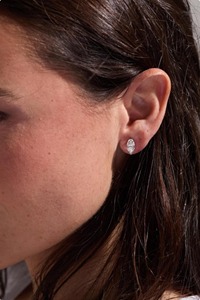 Boucles d'oreilles clous en diamant taille marquise pour femme, bijoux classiques en pierre naturelle pour le quotidien - Product Image 6