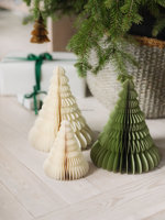 Décoration de lanterne en nid d'abeille - Boules de Noël en papier de qualité supérieure pour une décoration de fêtes durable