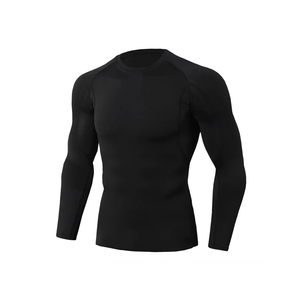 Men's Long Sleeve Breathable Eco-Friendly Anti-Bacterial Rash Guard <b>Surf</b> Shirt BJJ Compression Shirt UPF50+ Quick Dry - Product Image 6