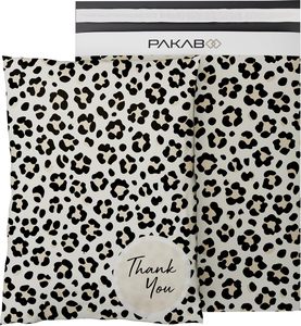 Non-Padded Envelopes with <b>Tamper</b> Proof Self-Seal, Cheetah Print Packaging - Product Image 3