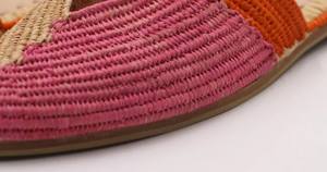 รองเท้าผู้หญิงแบบสั่งทำ รองเท้าสานราฟเฟียผู้ชาย รองเท้าทำมือสไตล์โมร็อกโกสำหรับผู้หญิง รองเท้าสานราฟเฟียแบบสวม - Product Image 4