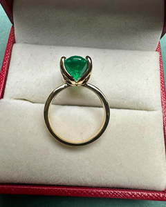 Elegante Anillo de Compromiso de Lujo para Mujer con Diamante Cultivado en Laboratorio de Corte Ovalado, Oro de 14K, Certificado IGI, 3.0 Quilates - Product Image 6