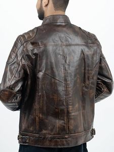 Personnalisez votre veste en cuir à manches longues pour homme, conçue pour le style et l'accessibilité, idéale pour toutes les occasions, sur mesure et de qualité supérieure. - Product Image 3