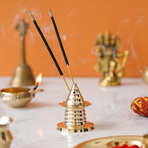 Latest Design Metal Incense Holder Cheap Price Elegant Incense Stick Holder for <b>Home</b> <b>Temple</b> Prayer and Spiritual Decor - Product Image 2