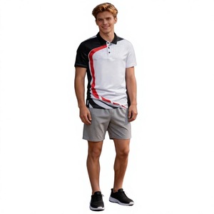 Chemise pour homme en polyester/coton de qualité supérieure avec logo imprimé sur le devant, séchage rapide, décontractée - Vente en gros - Product Image 1