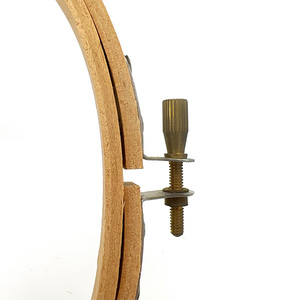PLOMA Natural Wood Color Embroidery Hoop Bulk Pack Oval Simple Durable Convenient Hand <b>Sewing</b> Accessory Multi Size Available - Product Image 5