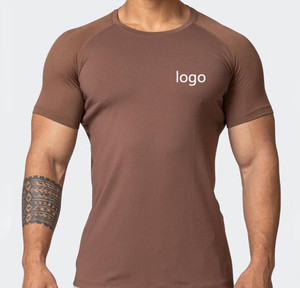 Custom <b>compression</b> <b>shirts</b> <b>men</b> athletic OEM design polyester quick dry breathable fabric for high intensity workout training - Product Image 1