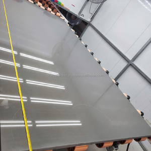 Étonnant usage intensif résister à la résistance à la gravure Villa d'ingénierie résidentielle gris pur pierre de quartz artificielle paillasse de cuisine - Product Image 6