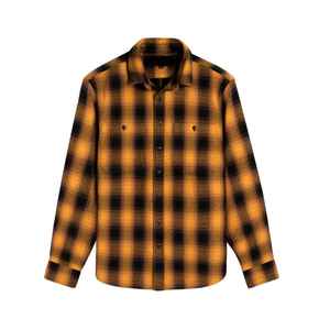 Chemise en flanelle pour homme adulte, à carreaux, manches longues, décontractée, col rabattu, en coton, légère, chemise en flanelle pour homme - Product Image 1