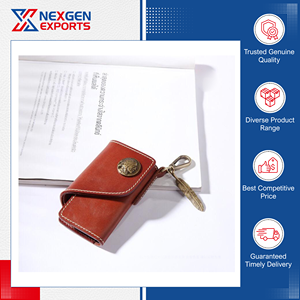 Porte-clés en cuir PU fait main de style vintage, de qualité supérieure, aux normes les plus élevées, à prix réduit sur le marché - Product Image 3