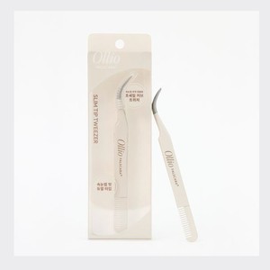 Lash Tech Supplies Olrio Korean K-Beauty Ollio Pearl Mascara Eyelash Slim-Tip Tweezer Made in Korea extension item - Product Image 6