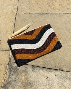 Bolso de Mano HASAN CRAFT Hecho a Mano con Cuentas, Diseño Moderno y Lujoso, 100% Algodón, Patrón Rosa y Naranja, Cosido, 3L+ - Product Image 6
