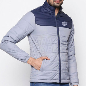 Veste à bulles pour homme au design unique, lavable, imperméable, respirante, écologique, col montant, logo sur le devant, hiver, en vente - Product Image 5