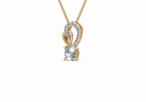 0.594 Carat Lab Grown Diamond Oval Cut Pendant <b>16</b> Piece Luxury Necklace 9K 14K 18K Yellow Rose Gold Jewelry Anniversary Gift - Product Image 2