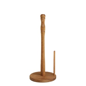 Fresh Trending Acacia Wood Eco-Friendly Spice Organizer-Rustic <b>Kitchen</b> Countertop Multifunction <b>Paper</b> Tissue Holder Stand - Product Image 2