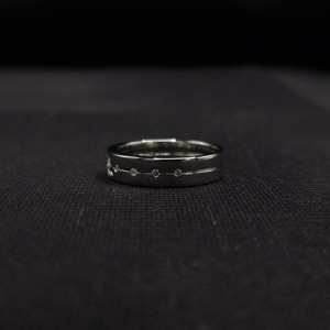 Elegante Anillo de Diamantes de Platino, Joyería Premium con Estilo para Bodas, Compromisos, Fiestas y Uso Diario - Product Image 6
