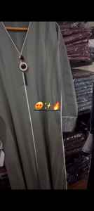 Vêtements musulmans traditionnels XXL décontractés élégants et modestes pour femmes adultes brodé à la main boutonné Kimono Abaya - Product Image 2