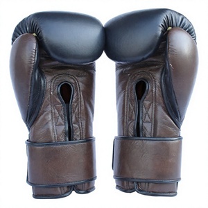 Guantes de Boxeo de Cuero PU de 12oz, Transpirables, Antideslizantes, con Cierre en la Muñeca, Logotipo Personalizado para Entrenamiento de Combate en Gimnasio - Product Image 3