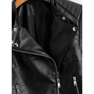 Nouvelle arrivée : veste en cuir pour femme, haute qualité, cuir véritable de luxe, douce, durable, confortable et tendance, pour toutes les saisons - Product Image 6