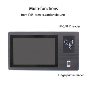 Système d'interphone tout-en-un 10,1'' <span class=keywords><strong>J1900</strong></span> avec lecteur d'empreintes digitales NFC, écran tactile, PC pour banque ou entreprise - Product Image 4