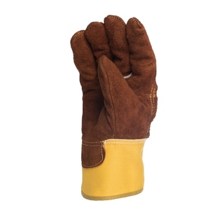 Gants de travail en cuir de vachette de haute qualité, gants de sécurité pour la construction industrielle avec fonction antidérapante, gants en cuir - Product Image 5