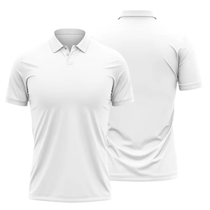 Camiseta Polo de Golf Personalizada con Logotipo de Equipo, de Secado Rápido, Tejida, para Hombre, en Tela de Poliéster/Spandex, Transpirable - Product Image 3