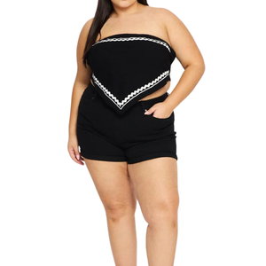 Wholesale Customizable Plus Size Women's Denim <b>Shorts</b> Mid Waist Casual Breathable Summer Washed Free Sample Best Quality - Product Image 3